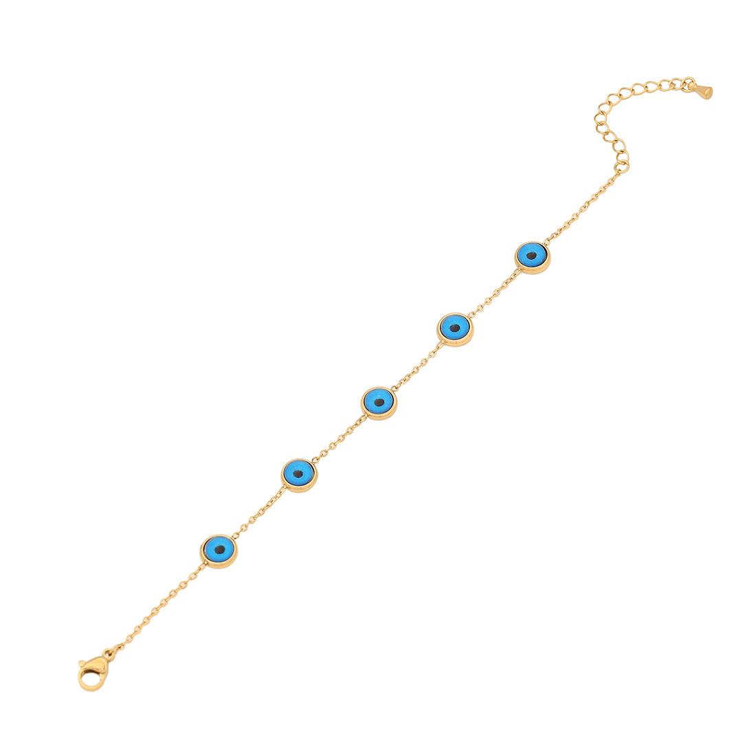 

Droplet Eye Necklace Set, Unique Stainless Steel Neck Jewelry, Exclusively for European and American Cross-border Accessories