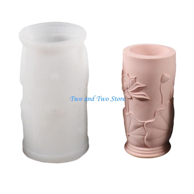 HX6F Multipurpose Silicone Mold for Embossed Vase Handmade Desktop Ornament Mould