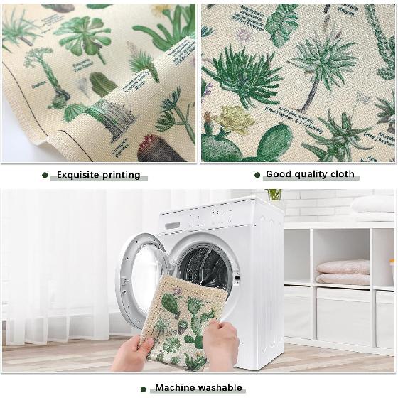 Fainne Set of 6 Plant Poster Vintage Botanical Prints 12 X 16 Inch Linen Decorative Wrap Poster Tree Art Picture Vintage Mushroom Floral Nature Decor