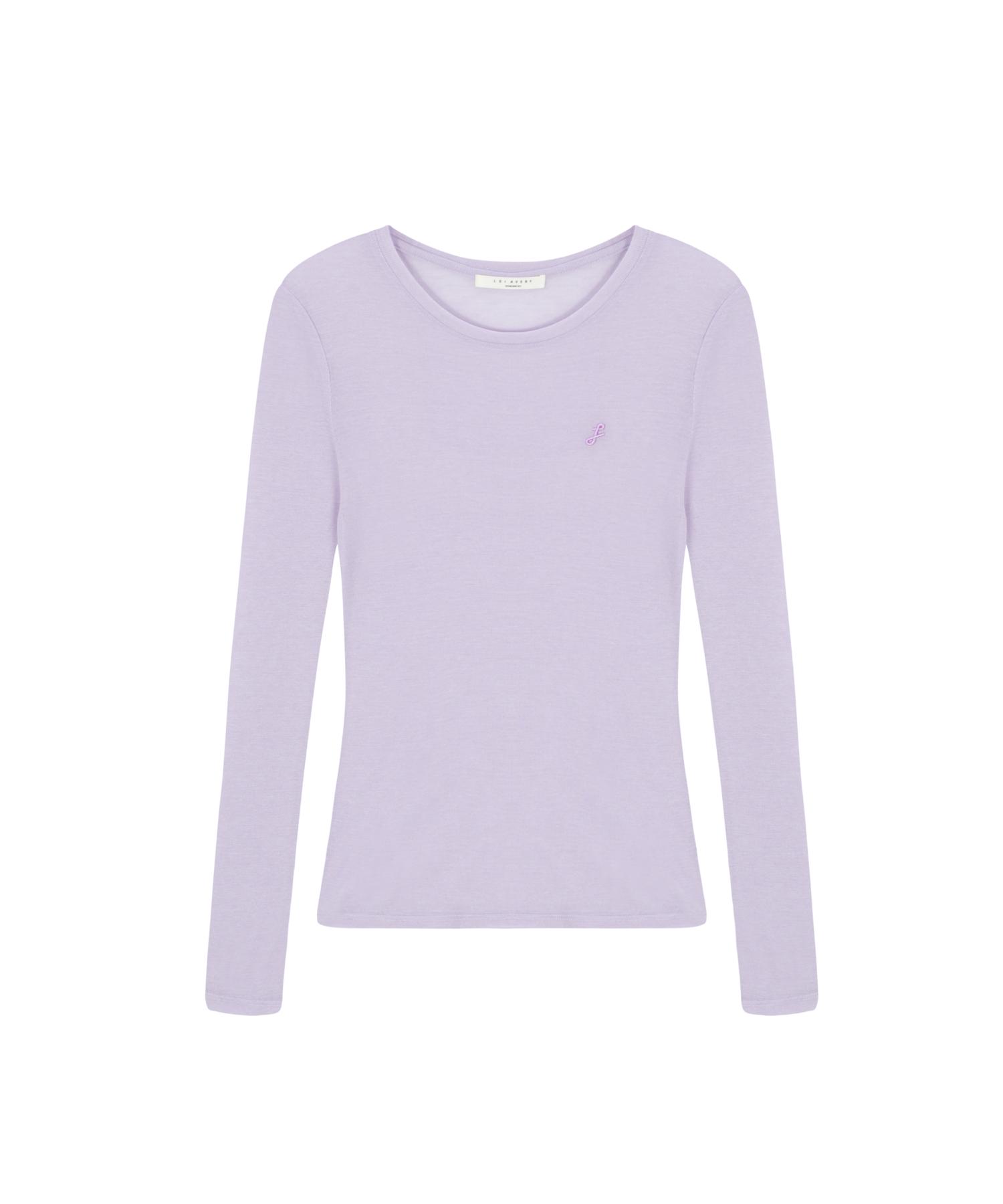 Ray Avery Wool Tencel T-Shirt (Purple) 55