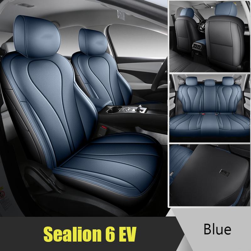 Custom Fit Car Seat Covers  For BYD Sealion 6 EV 2025 Durable Faux Leather Full Set Protective Interior Decoration  Accessories