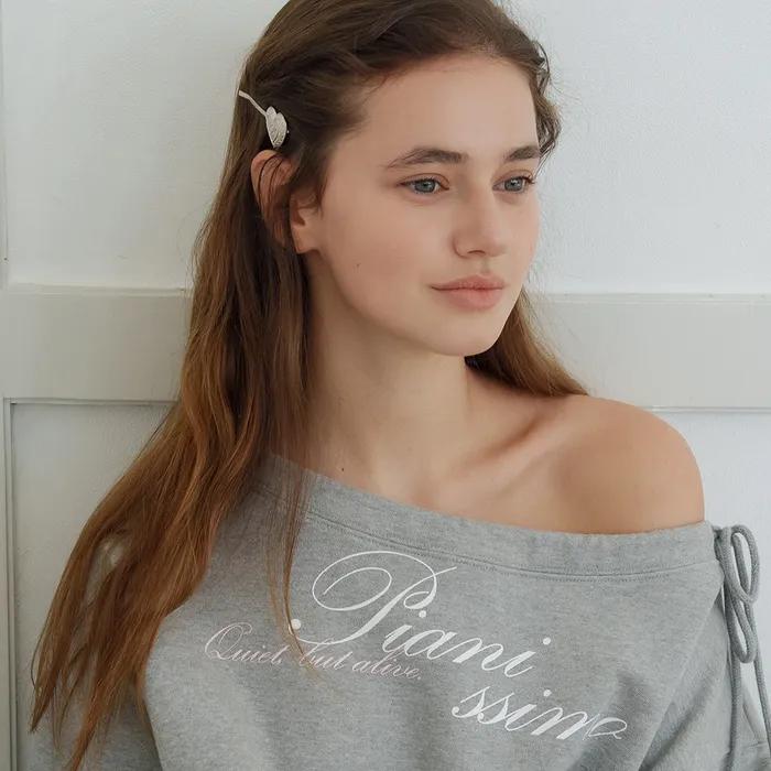 Lettera Heart Hair Pin