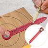 Woodworking Compass Scriber Aluminum Alloy 360° Rotating Professional Drafting Tool Durability,