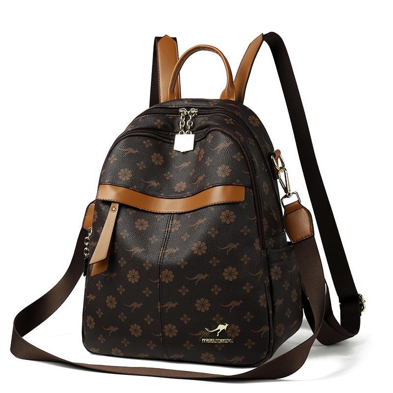 

New Classical Fashion High Quality Soft Leather Travel Backpack Women Large Capacity Luxury Shoulder Bags School Bag Backpacks Quality