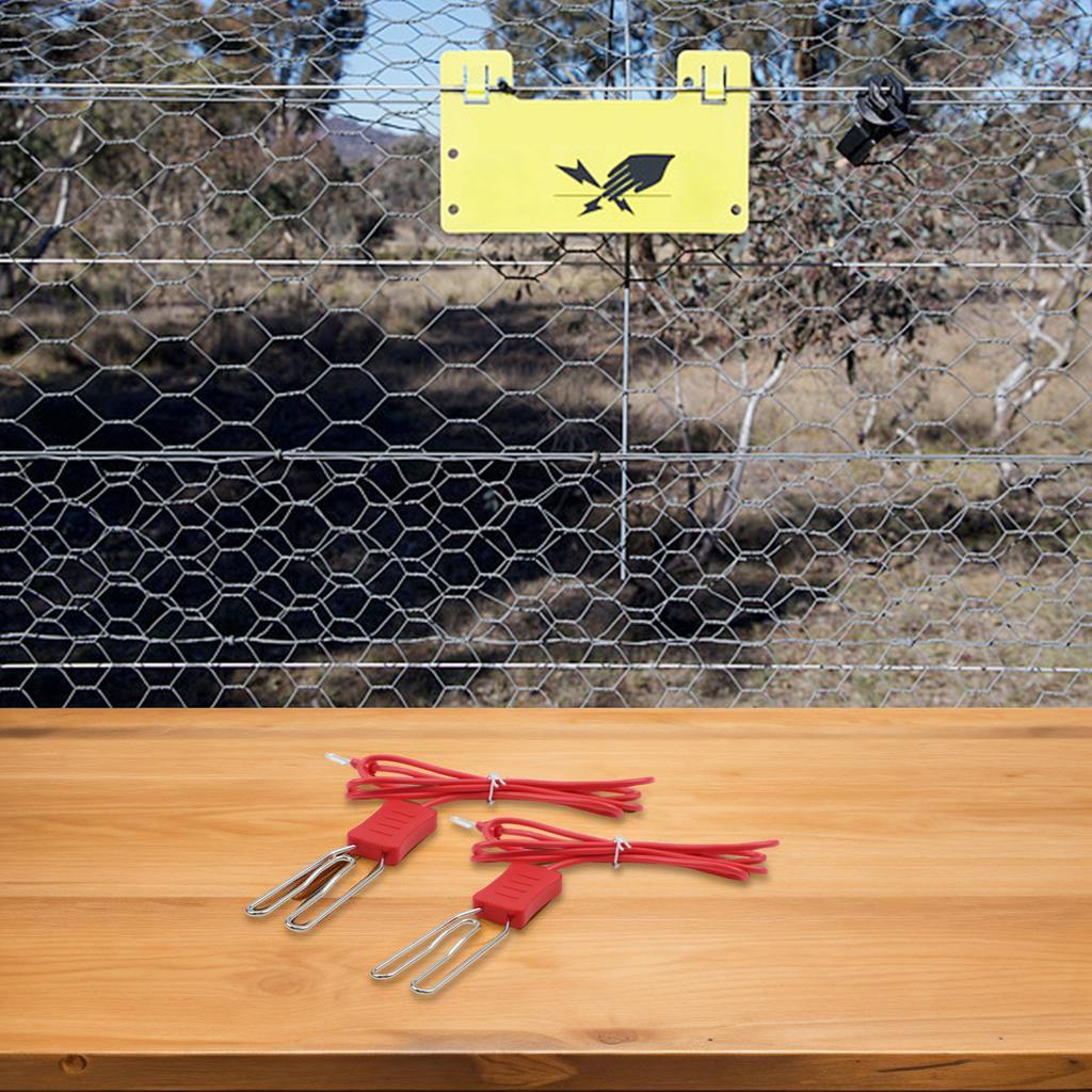 1m Wire Length Electric Fence Connectors Outdoor Use Connectors