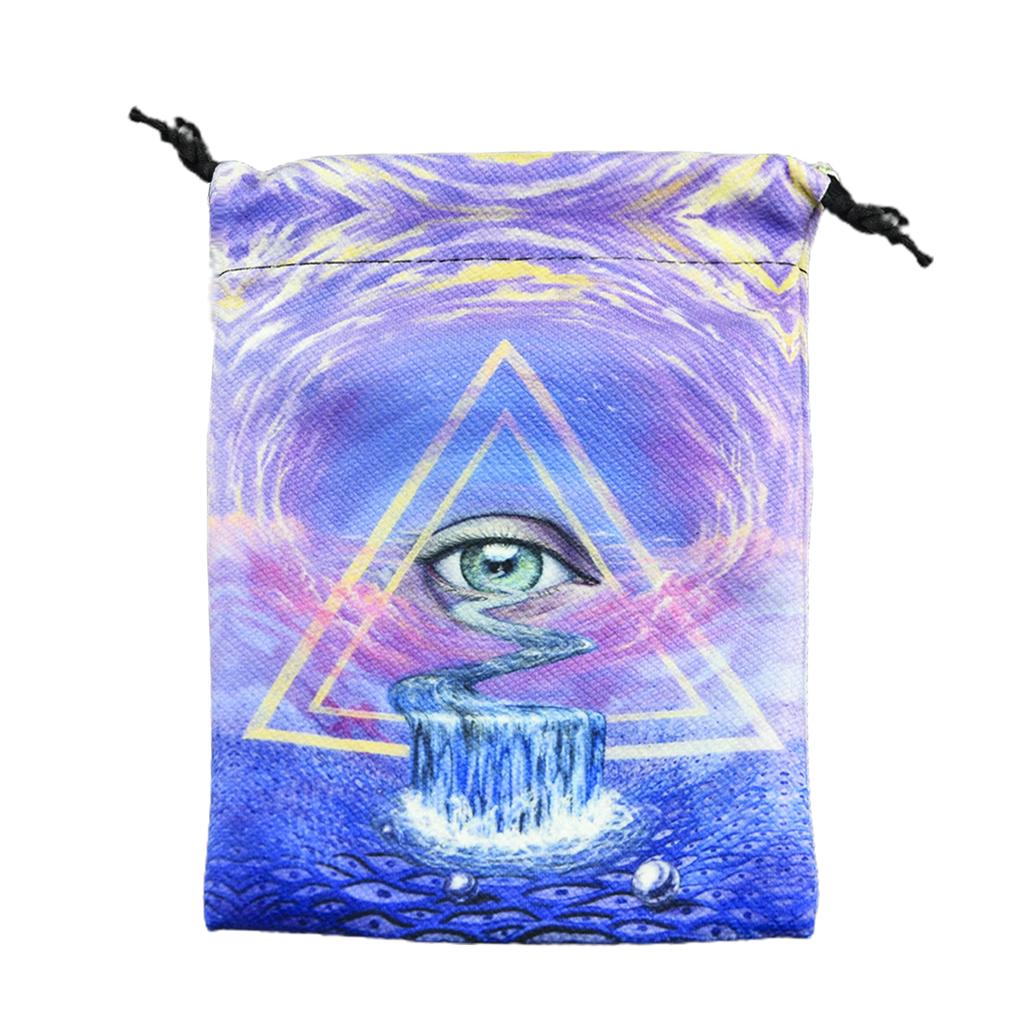 13x18cm Velvet Tarot Card Storage Bag Board Game Mini Drawstring Package Board Game Tarot Cards Storage Bags Table Deck Games