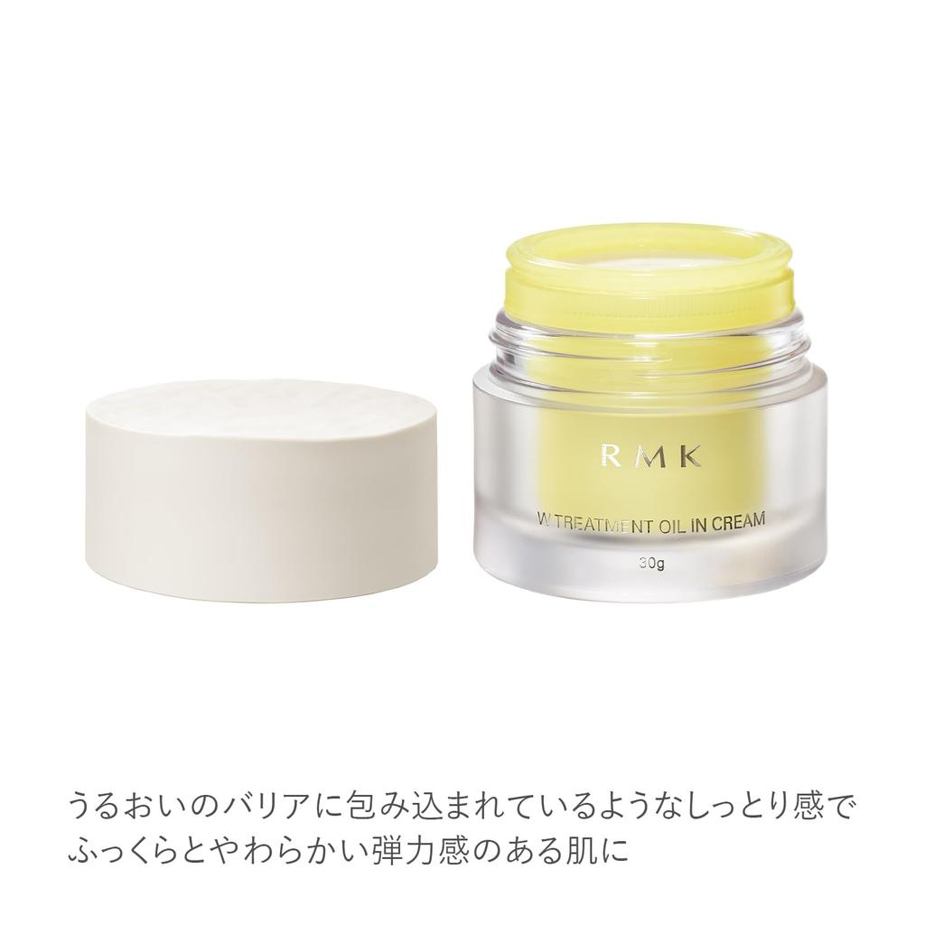 RMK Oil-in-Cream with Double Treatment 30g & Refill (Moisturizing Face Cream, Oil Face Cream, Night Skincare)