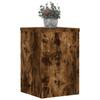 Plant Stand 2 Pcs Smoked Oak 25 X 25 X 35 Cm Wood Based Material