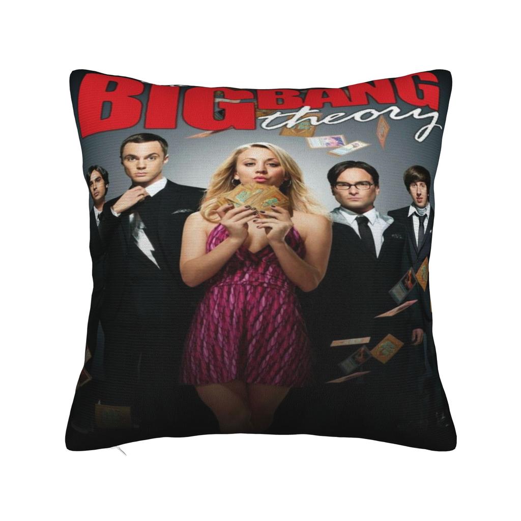 Home Decorations The Big Bang Theory Pillowcases Merch  Pillow Covers Zippered Multiple Sizes