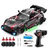 1/24 Remote Control Four-wheel Drive Drift Sports Car With LED Lights Racing High Speed Vehicle Kids Toys Multiplayer Game Gift