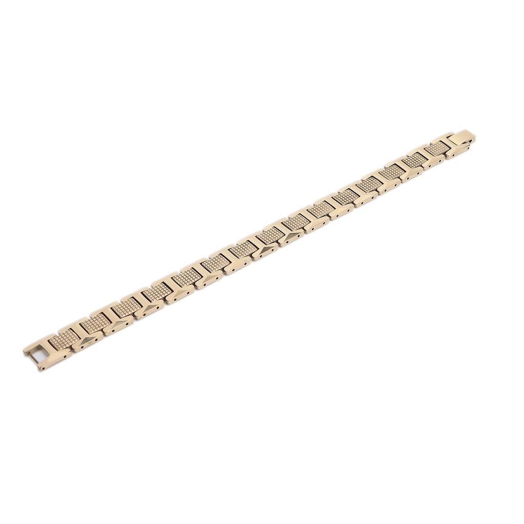 Magnetic Therapy Bracelet Pain Relief Circulation Improve Fashionable Magnet Bracelets Golden