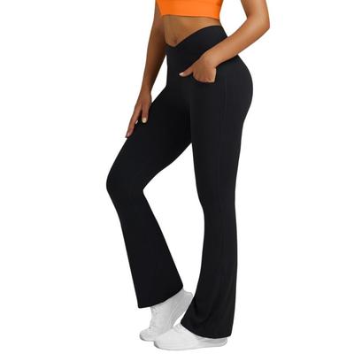 Women's High Waist Bootcut Yoga Pants - Flare Leggings for Gym, Running, Outdoor, and Formal Wear