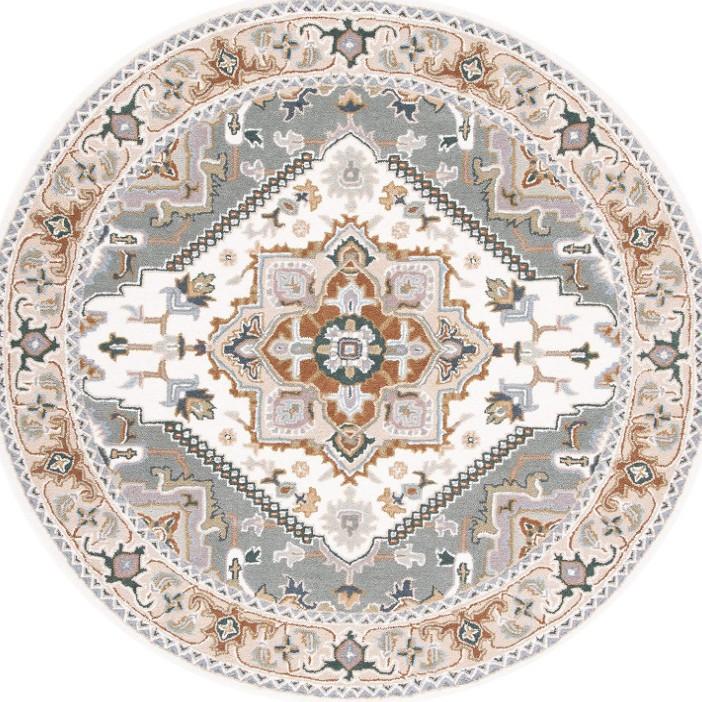 Tappeto Circolare Stile Etnico Tappeto Antiscivolo Stile Bohemien Retrò Tappetino Decorazione Casa Caldo per l'Inverno Soggiorno Camera da Letto