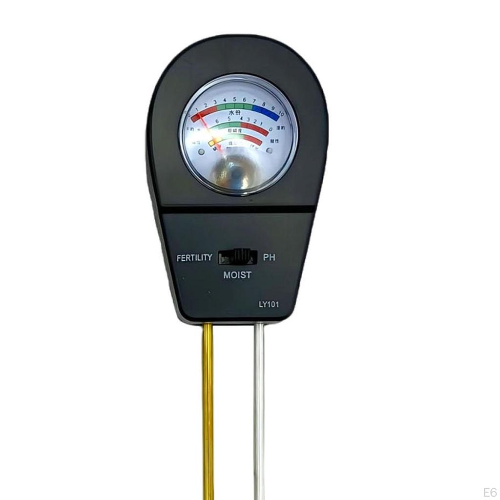 3 In 1 Soil Tester Acidity Humidity Hygrometer Portable Moisture Meter for Backyard No