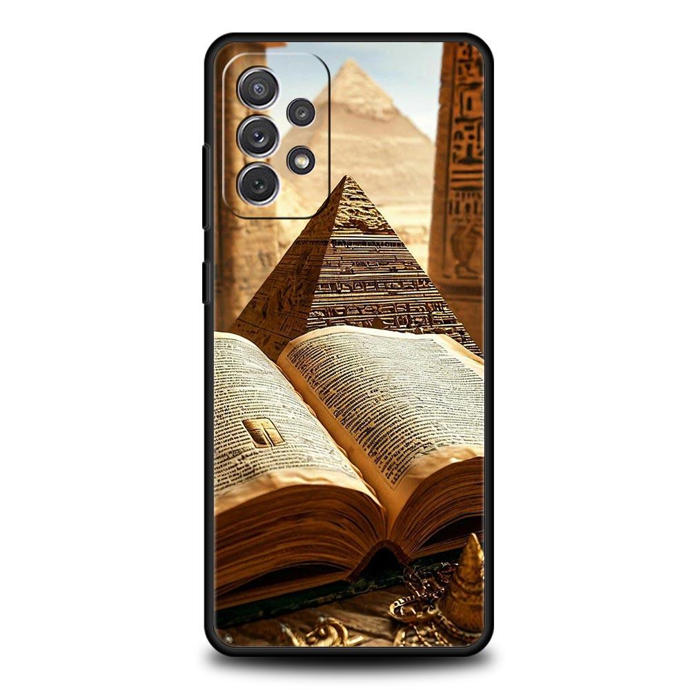 Ancient Egypt Egyptian God pyramid Case For Samsung A15 A13 A51 A71 A41 A31 A21S A03S A05 A35 A55 A23 A25 A33 A53 A73 5G Cover