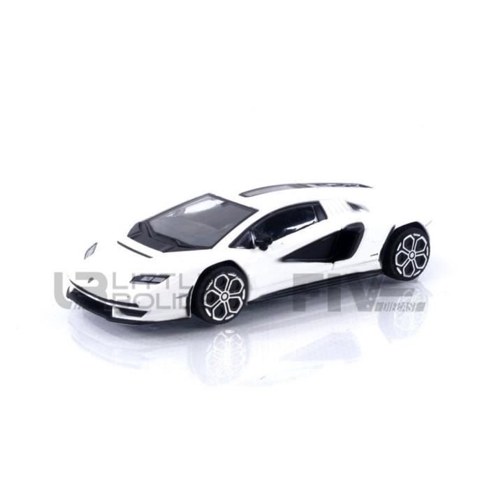 Voiture Miniature de Collection - BBURAGO 1/43 - LAMBORGHINI Countach LPI 800-4 - Blanc - 30459W