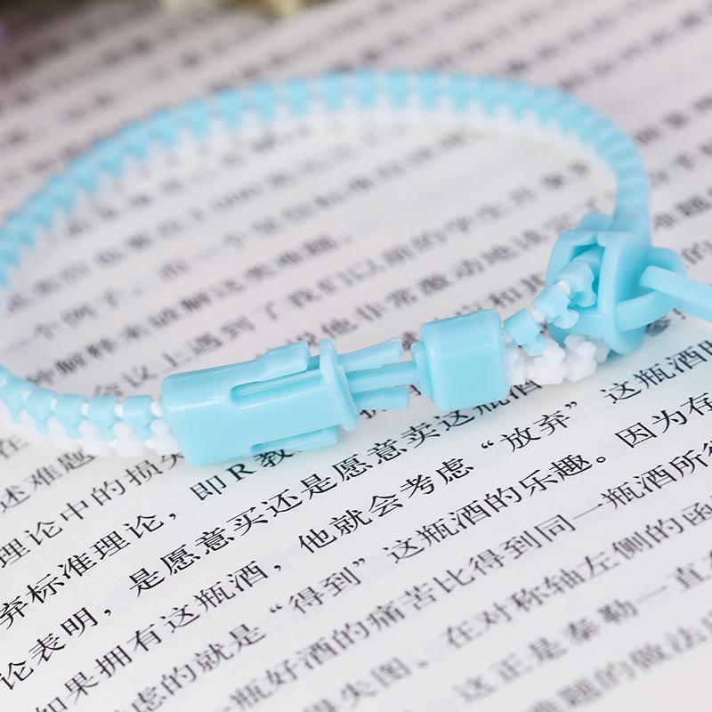 Korean Style Candy Color Zipper Bracelet