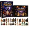 Acrylic Halloween Countdown Box - Surprise Toys with Light-Up Display, 3 Rare Collectible Variants