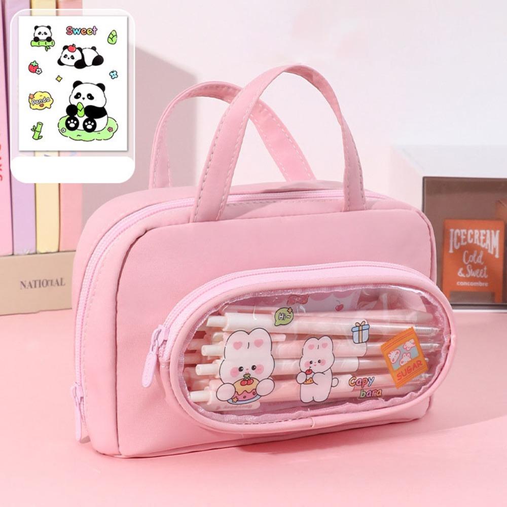 

Грязезащитный ручной пенал большой вместимости, органайзер для ручек, сумка для хранения канцелярских принадлежностей, студенческий