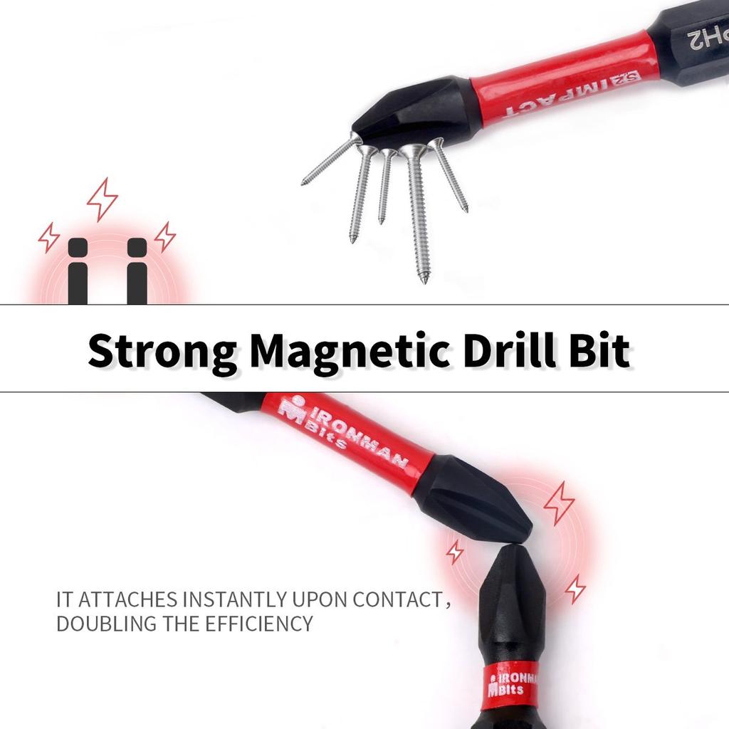 24Pcs Impact Screwdriver Bits Sets With Organizer Sleeve 1Pc Bit Holder Magnetic Mixed Torx Cross Flat Electric Bits Set