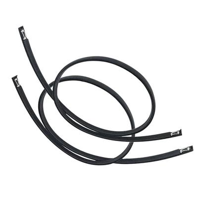 Joint d'étanchéité Moulure de garniture de toit Moulure de toit Garniture Gauche + Droite Caoutchouc Noir Convient pour 2005-2008 Joint d'étanchéité 74306-SAA-003 74316-SAA-003