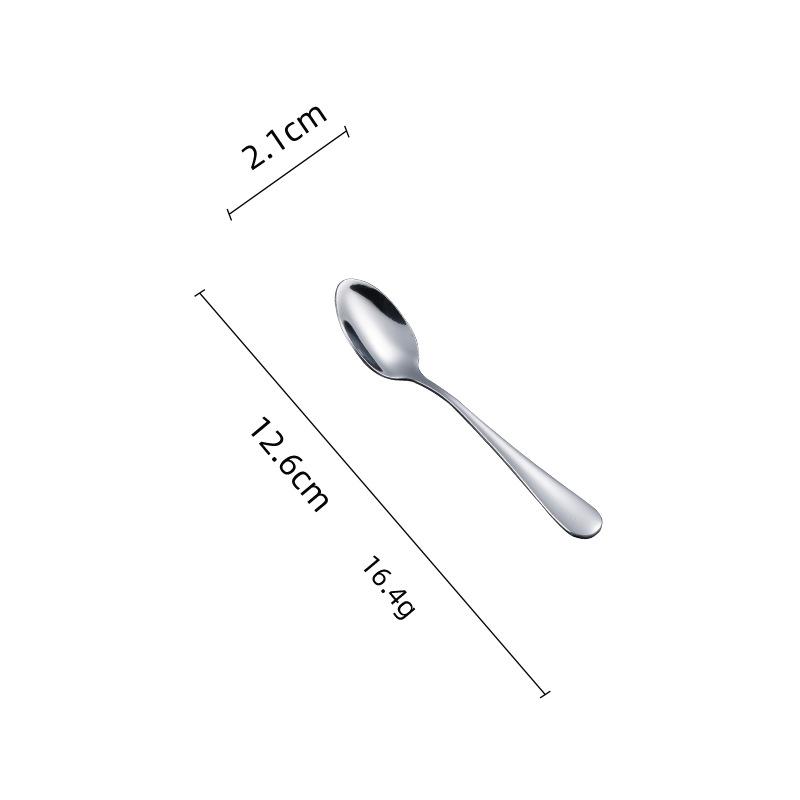 Stainless Steel Western Tableware Household Eating Spoon Hotel Thickened Steak Knife and Fork Western Dessert Coffee Spoon