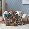 Fast Food Yummy Burger Pizza Doughnut Blankets Coral Fleece Plush All Season  Multi-function Soft Throw Blanket for Sofa