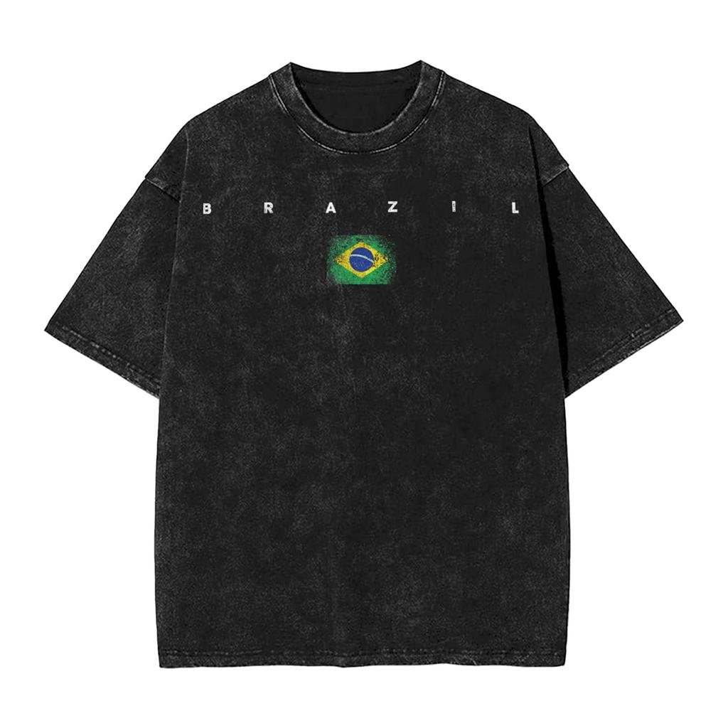 Morocco Flag Moroccan Washed T Shirts Streetwear Novelty TShirts Tees for Men Women Short Sleeve Harajuku Graphic Printed