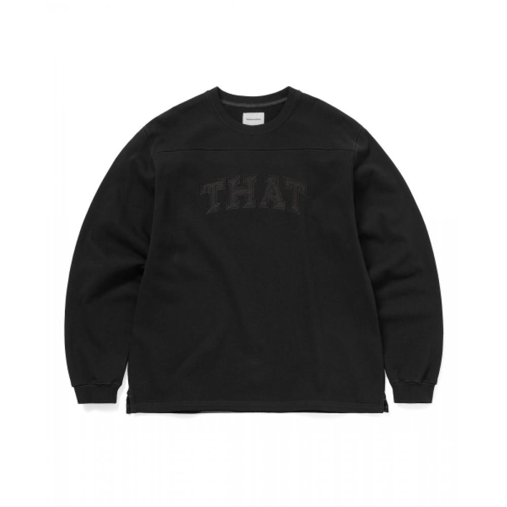 ThisisneverThat That Panelled Crewneck Black S