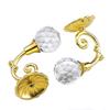 2 Pcs Large Rhinestone Hanging Hooks Curtain Wall Tie Back Hook Hanger Holder