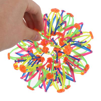 Children's Magic Telescopic Ball Outdoor Flower Ball Throwing  Kicking Ball Stretching Flower Ball Parent-child Interactive Toy