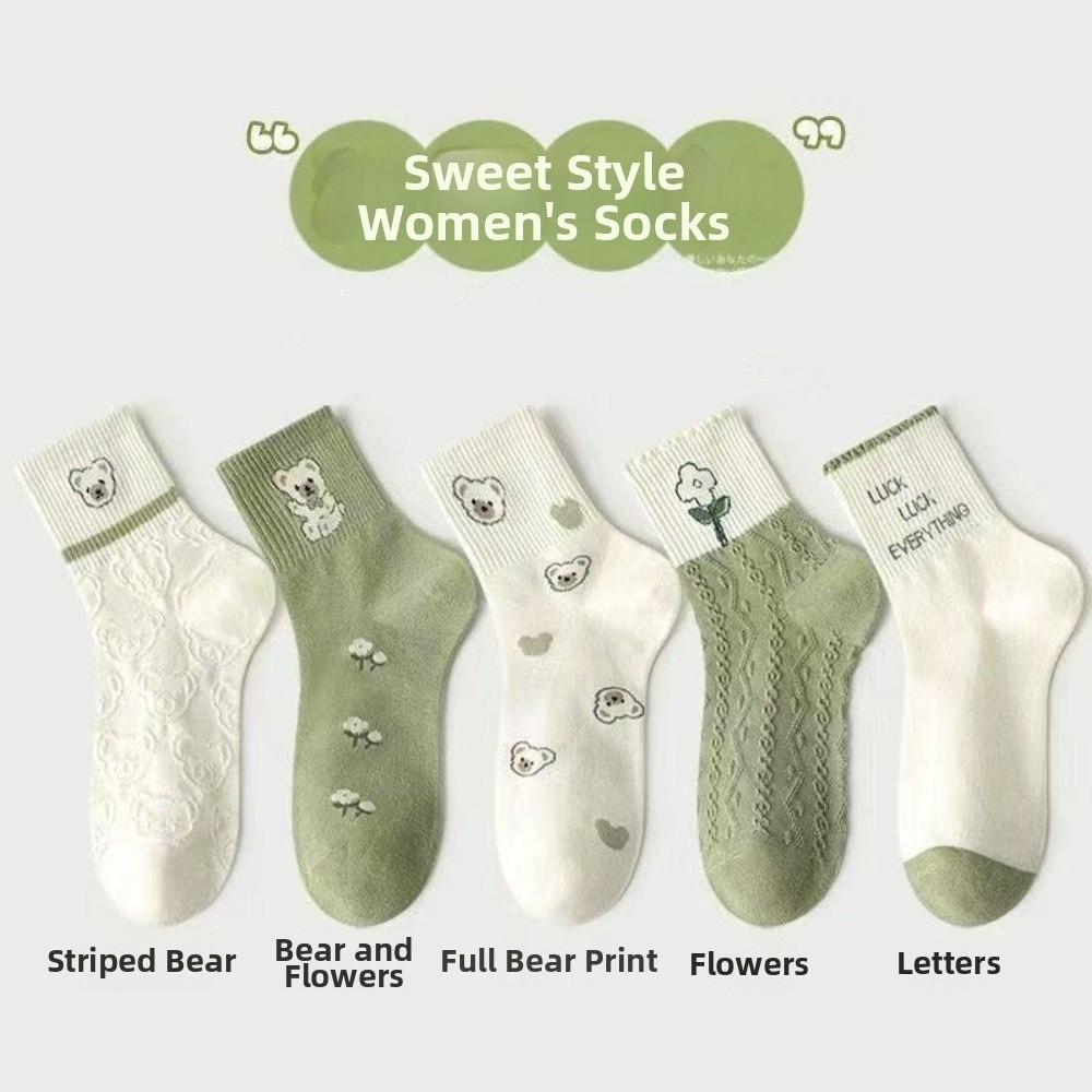 Breathable Women Ankle Socks Ruffle Lace Bow Embroidery Socks New Cotton Short Socks