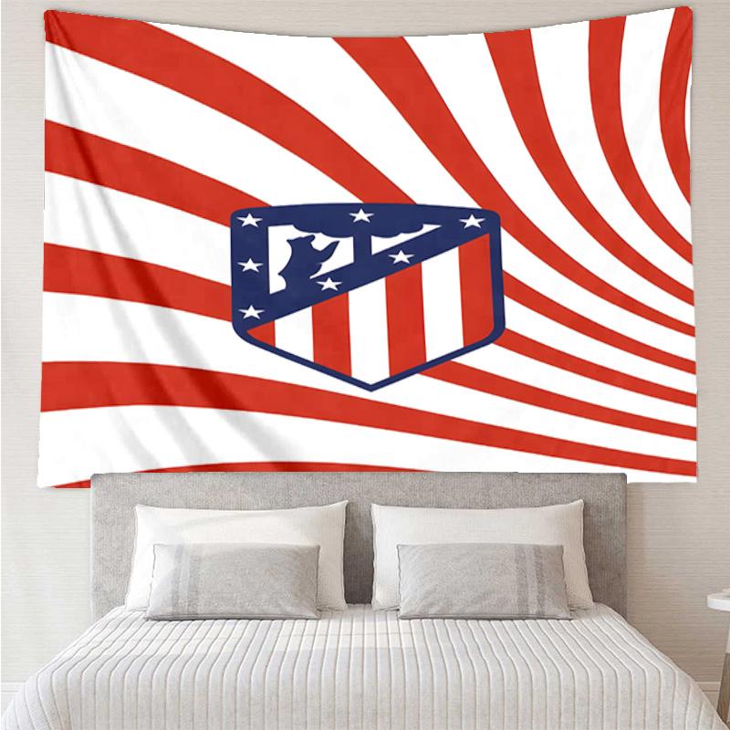 1PC Atletico Football Club Printed Tapestry Room Decoration Wall Hanging for Living Room Bedroom, Dormitory, Birthday and Christmas Gifts