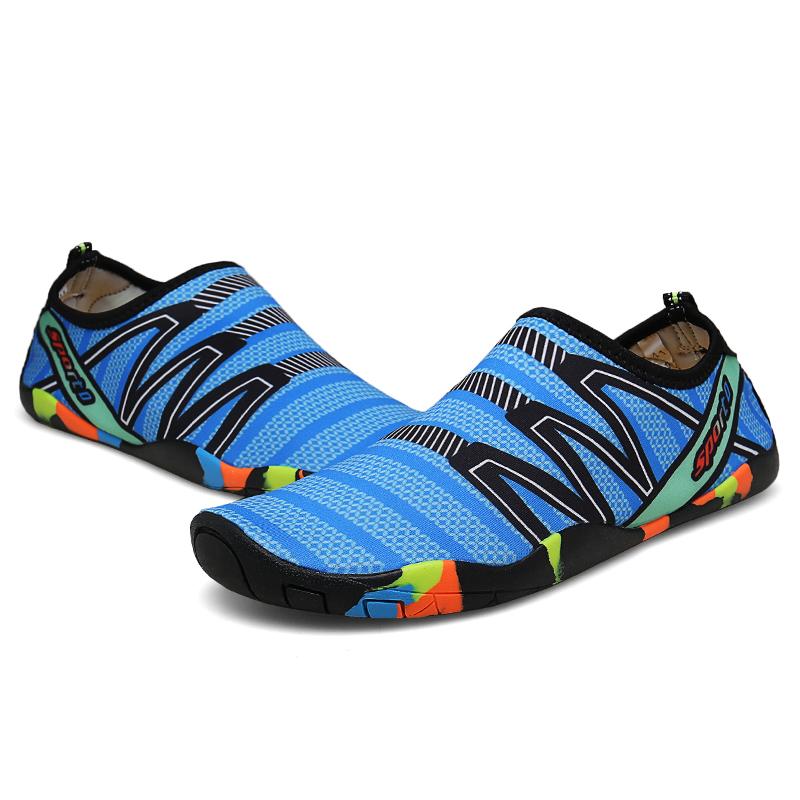 Men Women Aqua Water Shoes Quick Dry Barefoot Swim Sandals Drainage Wading Sneakers for Beach Yoga Diving Surf Camping Running