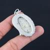 Ciondolo in Pietra Naturale Jasper K2 Fatto a Mano in Argento Sterling 925 Gioielli Indiani