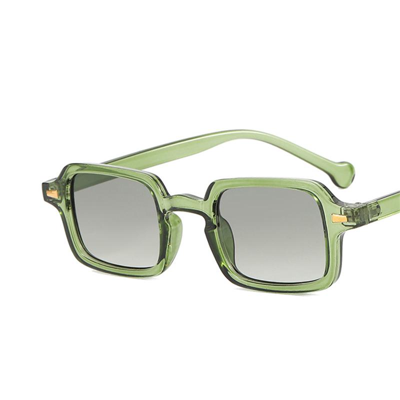 

Винтажные Прямоугольные Солнцезащитные Очки с Градиентом Очки Мужские Хип-хоп Панк Очки Маленькие Прямоугольные Очки Дизайнерский Стиль Стиль Классические Солнцезащитные Очки Женские with pouch and cloth