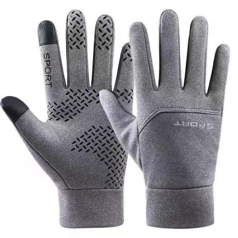 1 Pair Winter Waterproof Windproof Anti-Slip Touchscreen Warm Gloves, Suitable For Outdoor Cycling, Driving, Skiing, Unisex
