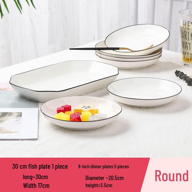 Yóuluó Ceramic Dinnerware Set for 2-4