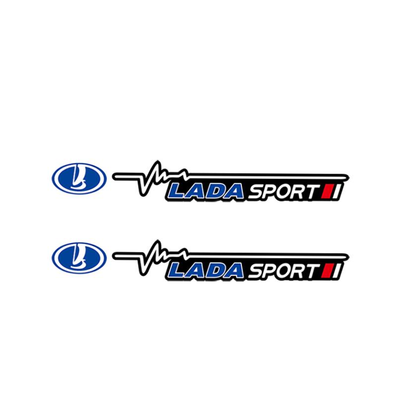 2 Stück Auto Karosserie Fenster Scheibenwischer Aufkleber Decals Zubehör für Lada Vesta Niva Samara Kalina Largus Priora Xray Granta Cross
