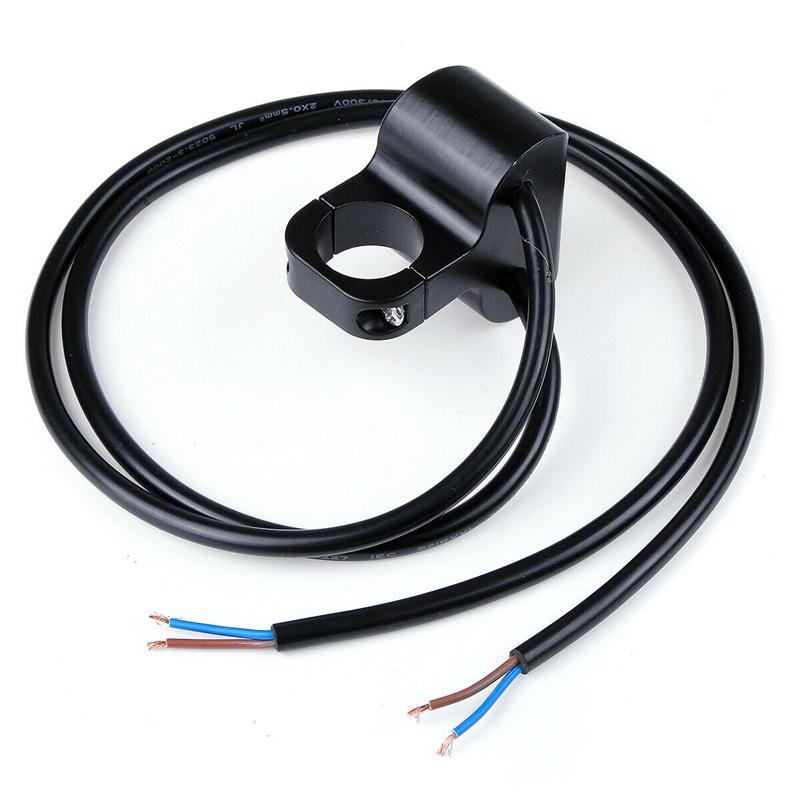 Universal 7/8" 22mm Motorcycle Handlebar Dual Button Switch,Waterproof Aluminum Alloy 12V ON/OFF Control for LED Headlight,Fog Light,Spotlight