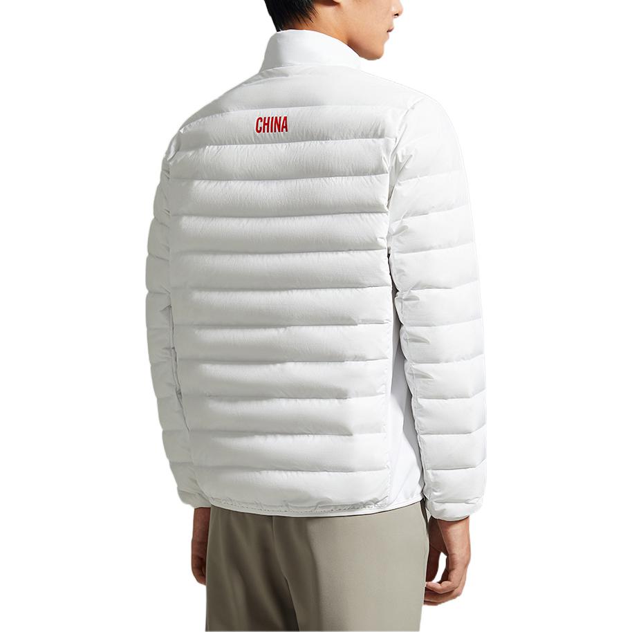 Anta Giacca imbottita con zip e stampa logo serie Training da uomo Capospalla Bianco 152247966-1
