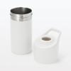 MUJI Portable Cooler Holder for PET Keeps Drinks MDP81A4S Bottles, Chilled, White, 500-650 mL,