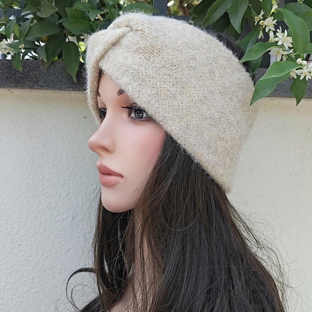New Women Soft Cross Wide Warm Headband Girls Autumn Winter Solid Hair Holder Hair Band Solid Warm Headwear Hair Accessories