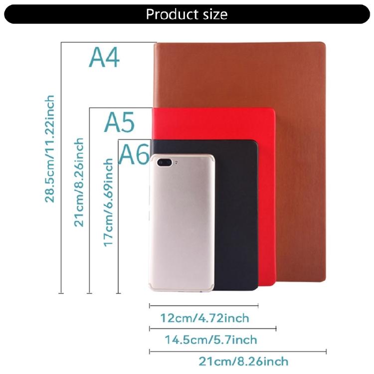 Hardcover Sketchbook 660 Pages Blank Notebook Thicken Leather Journal For Artist Student Journaling Drawing Sketching