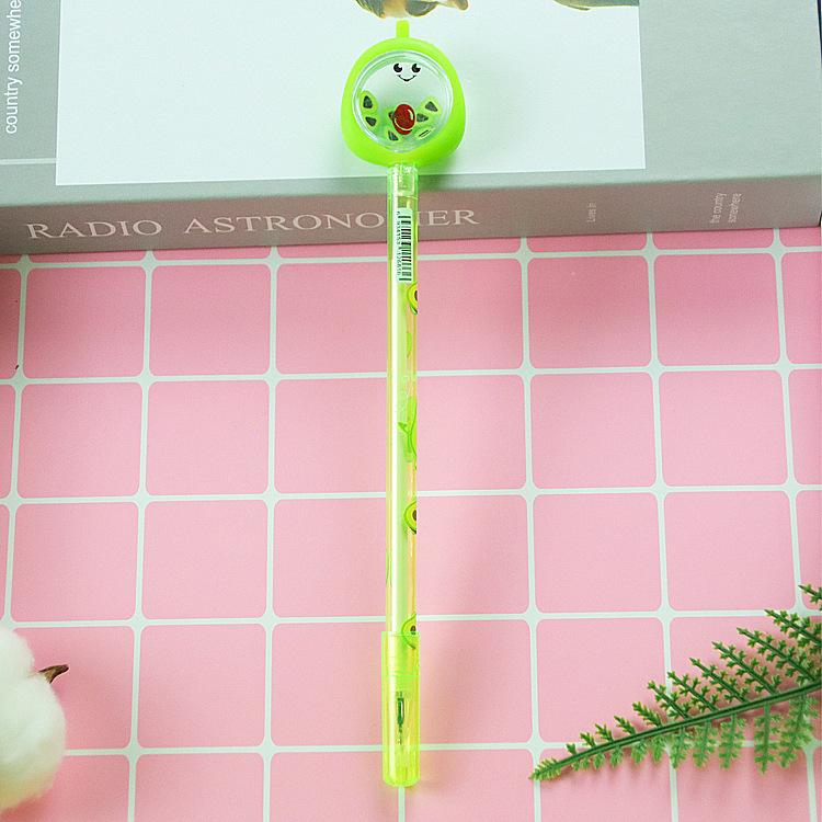1 Piece Stationery Kawaii Gel Pen School And Office Supplies Creative Fruit Glitter Recreation Cute Gel Pen