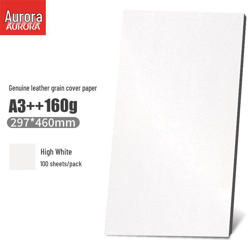 Aurora Genuine Leather Texture Cover Paper, 100 Sheets CN Plug (adapter Included)