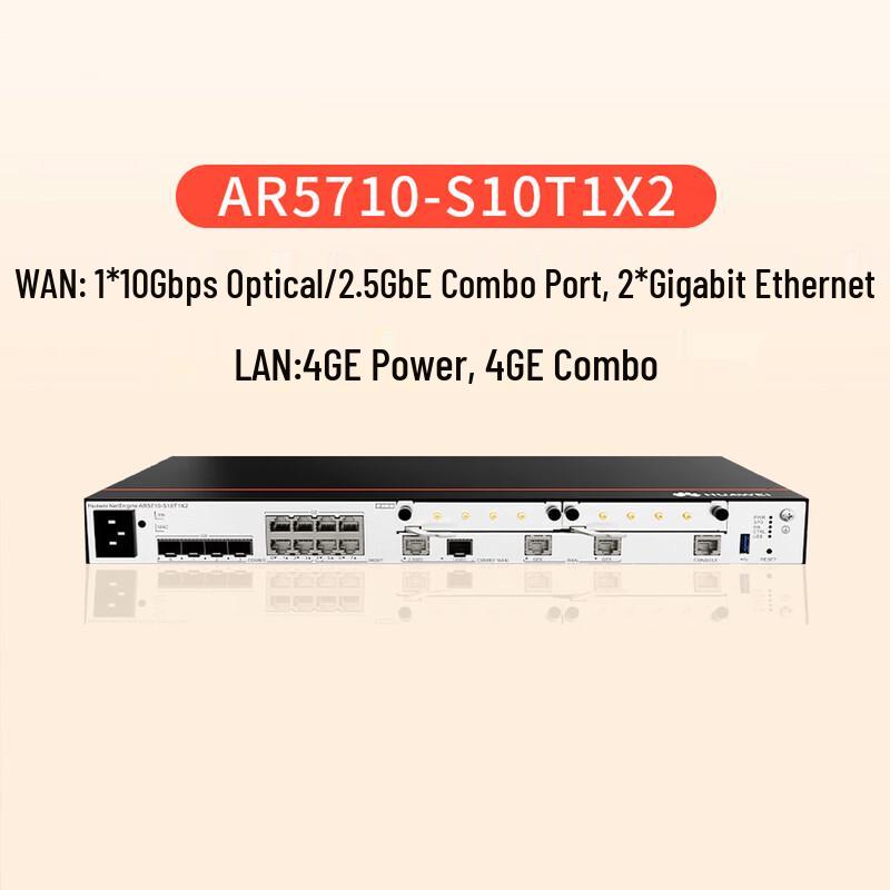Huawei AR5710-S10T1X2 Enterprise Gigabit Router (CN version)