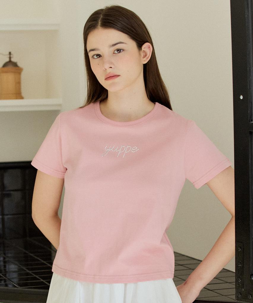 YUPPE Dotted Yuppe T-Shirt_Pink