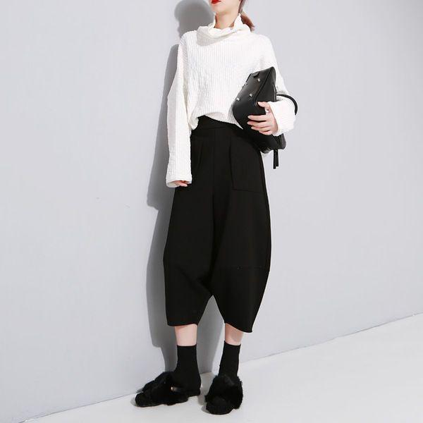 Lantern Pants Women's Summer Oversized Loose Slimming High Waist Versatile Wide Leg Casual Pants