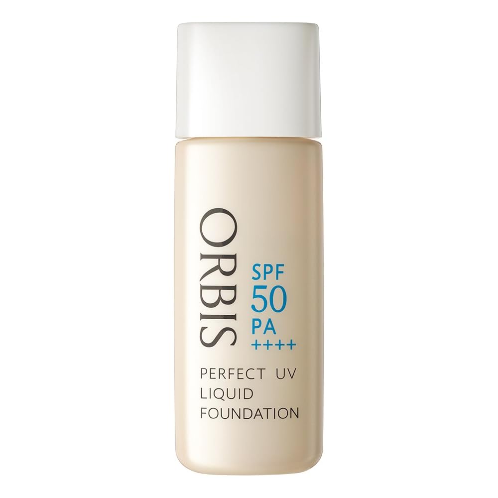 Orbis Perfect UV Liquid Foundation Natural 30ml SPF50 PA++++ Pink Natural 02 for Dull Skin